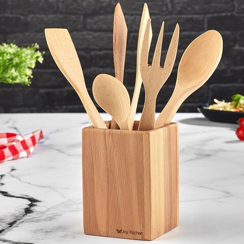 Set ustensile de bucatarie UP00685, Forsberg, 6 piese, lemn Forsberg