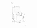 Scaun Jill Velvet, Signal, 48x44x85 cm, catifea/otel, maro deschis/negru