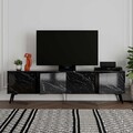 Comoda TV, Decortie, Dune, Negru
