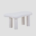 Masuta de cafea Alto, Homla, 100x60x45 cm, MDF, gri lucios