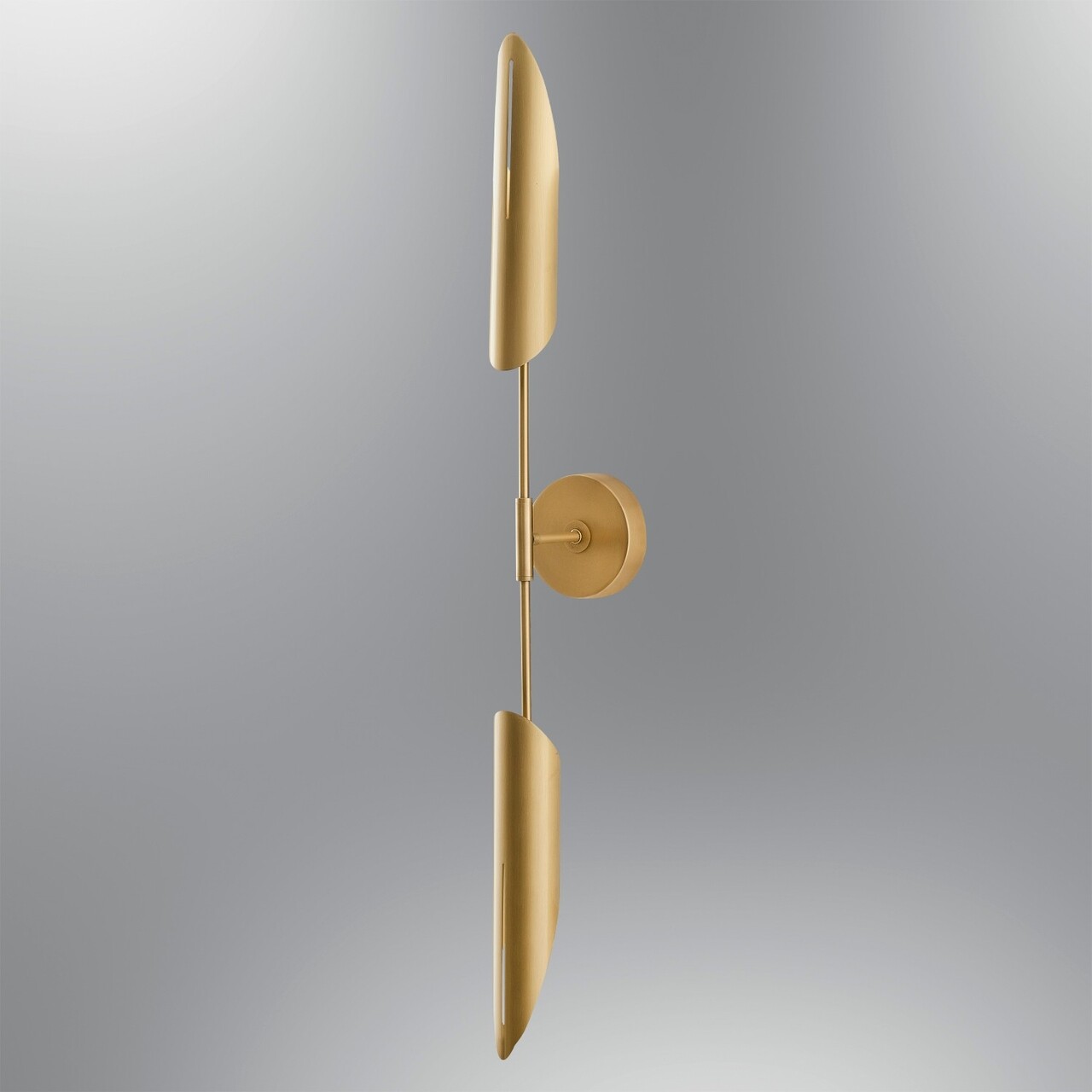 Aplica de perete, L1198 - Antique, Lightric, 90 x 11 x 15 cm, 2 x GU10, 5W, aramiu antic