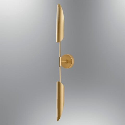 Aplica de perete, L1198 – Antique, Lightric, 90 x 11 x 15 cm, 2 x GU10, 5W, aramiu antic Aplice si plafoniere