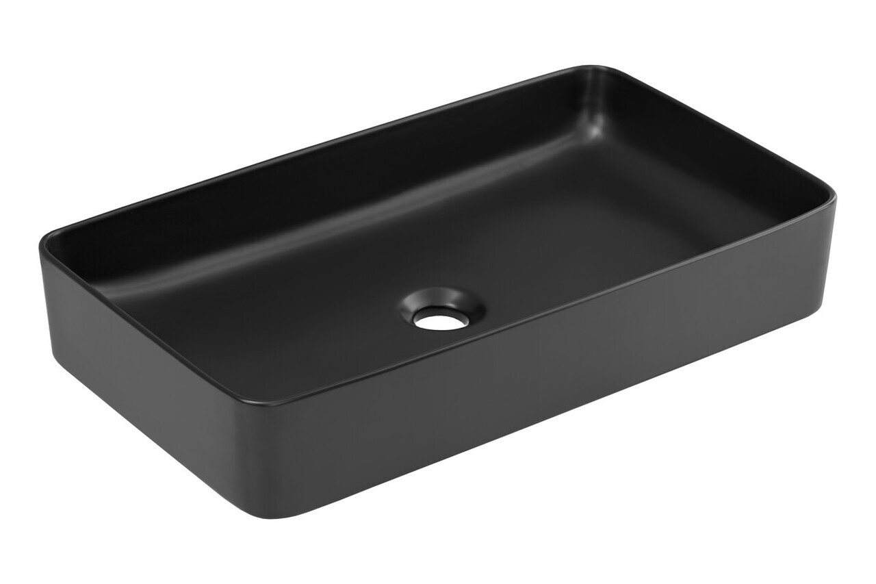 Set mobilier baie, dulap dublu cu lavoar, 100 cm, Santa Fe Oak Black, Comad, PAL laminat, stejar santa fe vintage — imaginea 3