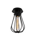 Lustra, Fetiye - N-1117, Alby, 15 x 25 cm, 1 x E27, 40W, negru