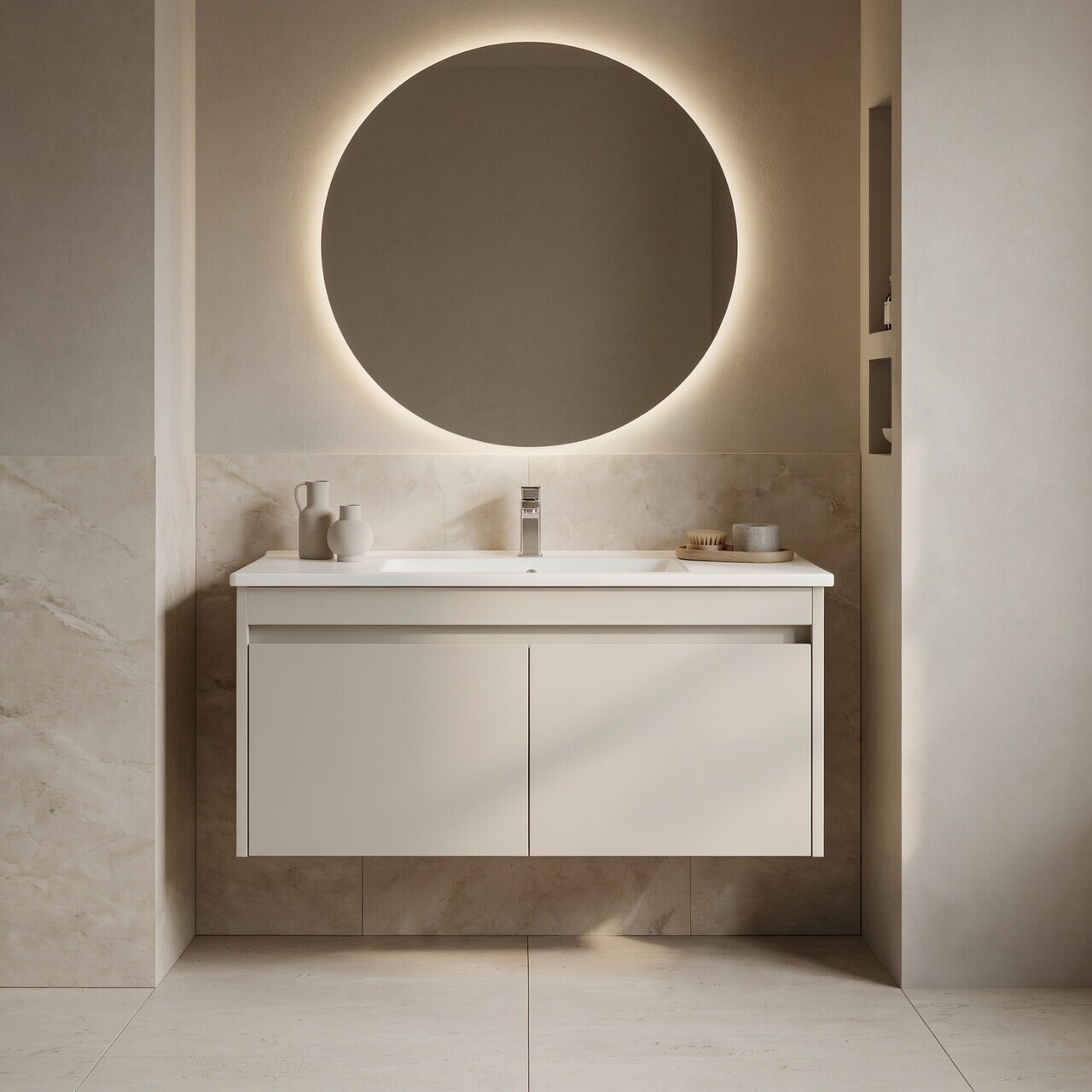 Dulap de baie cu chiuvetă, Hanah Home, Arno 100, Casmir