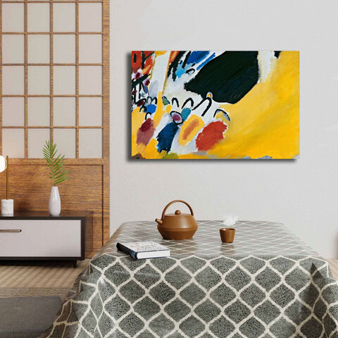 Tablou decorativ, 4570kandinsky012, canvas , lemn, multicolor