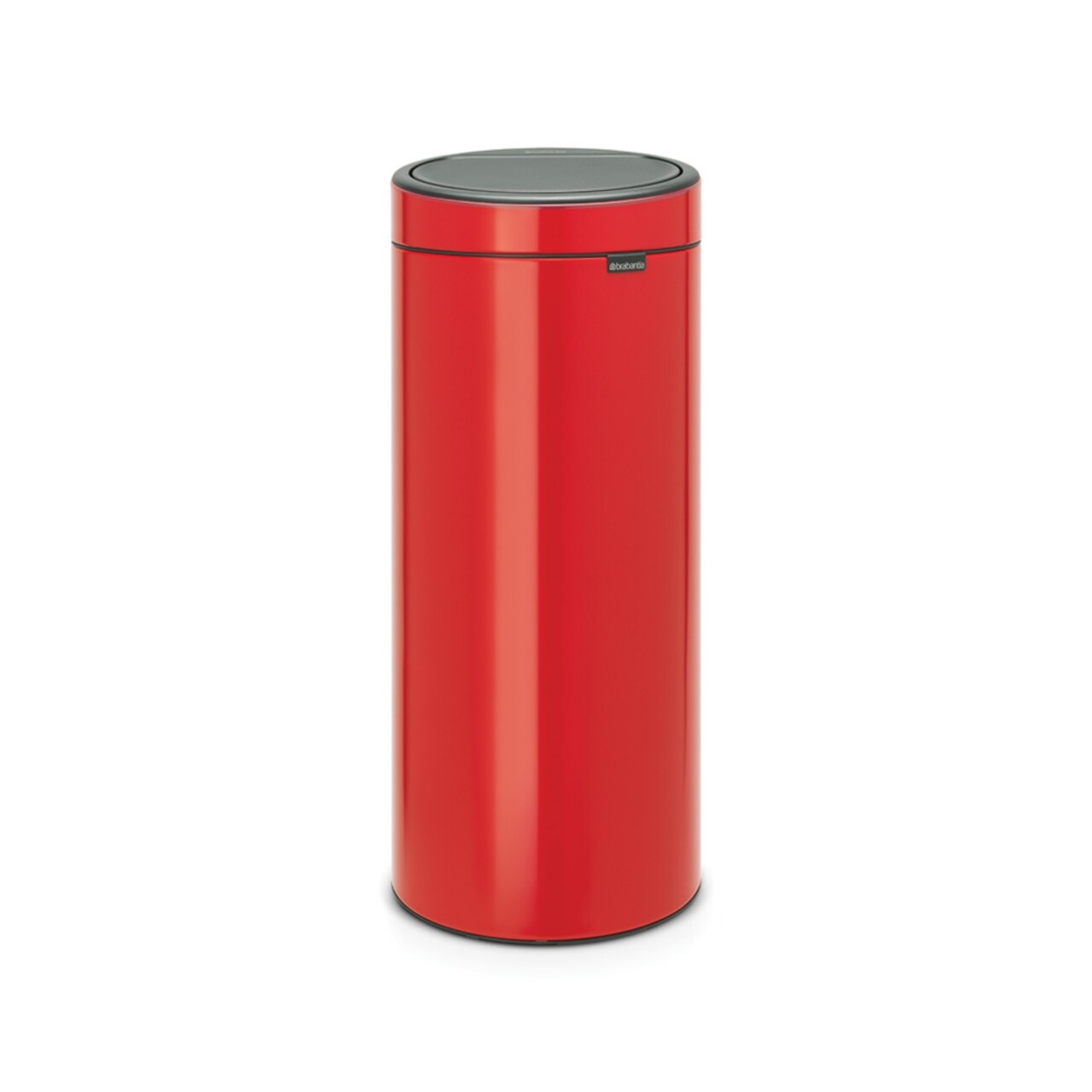 Cos De Gunoi Cu Soft Touch, Brabantia, Passion Red, 30 L, Otel Inoxidabil, Rosu