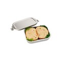 Caserola pentru pranz, Brabantia, Make&Take, 20.5x14.5x5.8 cm, 1.1 L, inox, argintiu mat