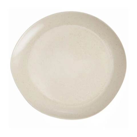 Farfurie intinsa organic, ambition, 30 cm, ceramica cu glazura reactiva, bej