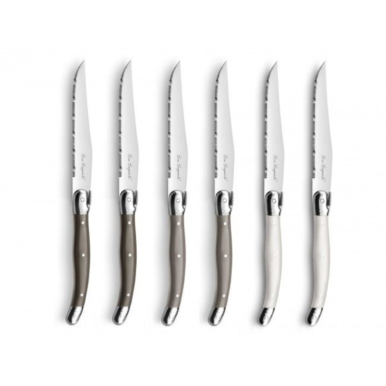 Set 6 Cutite Pentru Friptura Cu Suport, Lou Laguiole, Inox/lemn