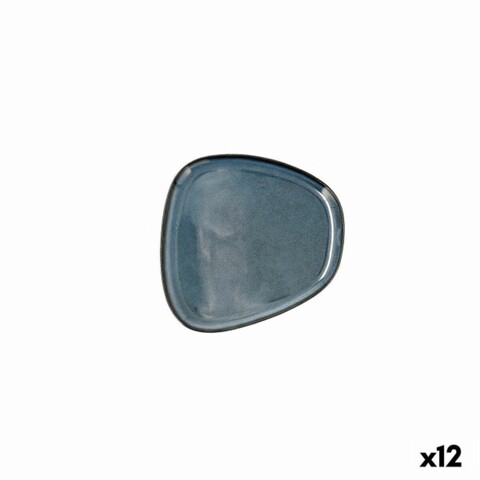 Set 12 farfurii, Bidasoa, Ikonic, 14 x 13.6 x 0.8 cm, ceramica, albastru Bidasoa