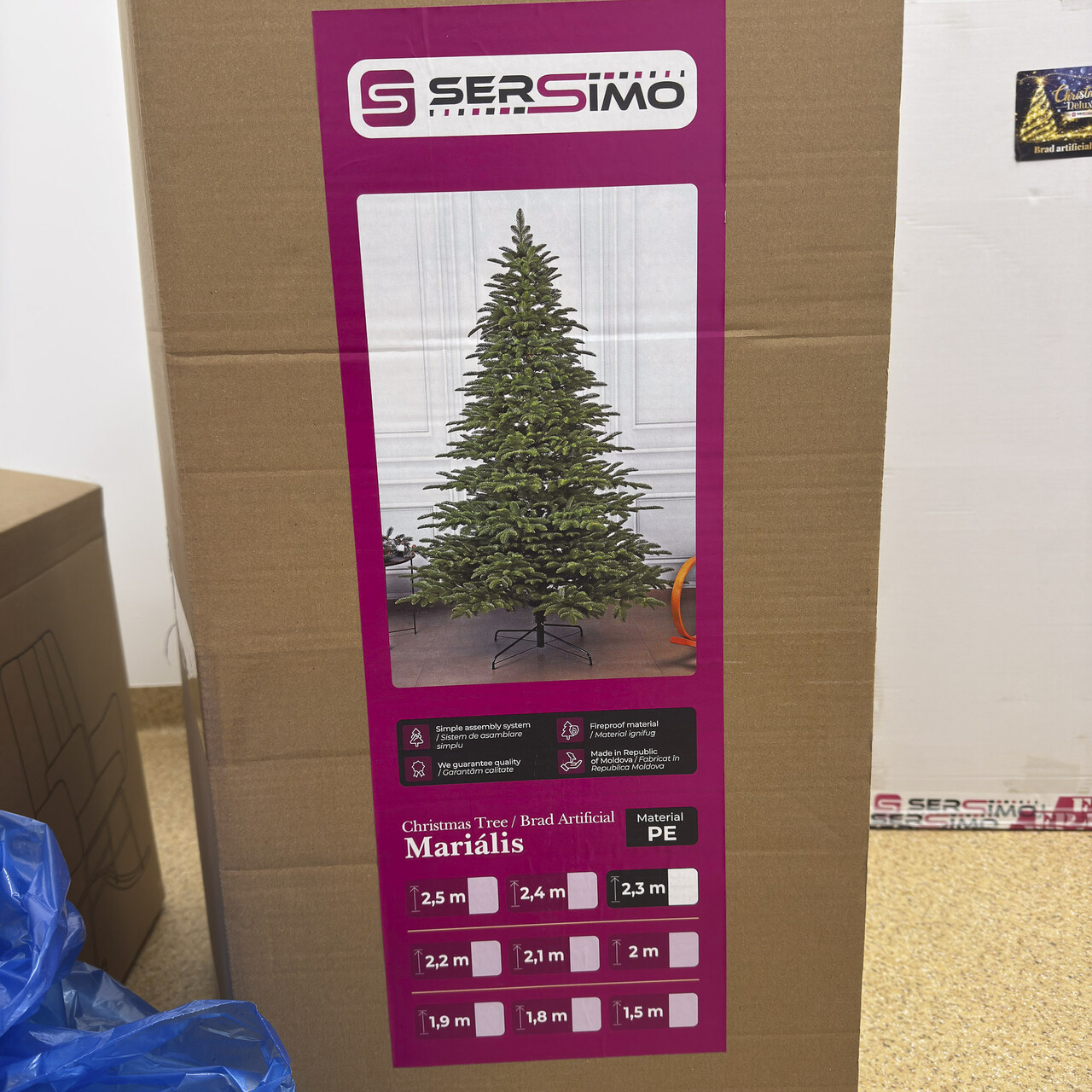 Brad artificial Sersimo, Mariális Elite, verde, Integral 3D, 200 cm