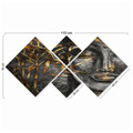 Set 4 tablouri decorative, 4MDF1188022306, MDF, Imprimat UV, Multicolor