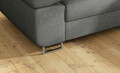 Coltar extensibil dreapta 4 locuri, ELTAP, Anton, 272x203x85 cm, lemn/poliester, gri inchis