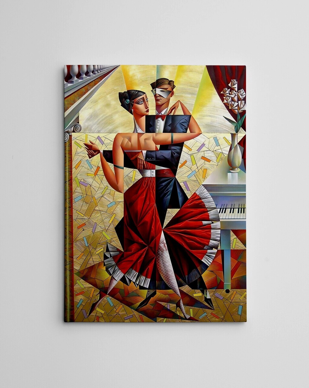 Tablou decorativ, WY316 (50 x 70), Amestec bumbac, Canvas imprimat, Multicolor — imaginea 3