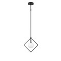 Lustra, Fulgor, 942FLG1127, Metal, Alb/Negru