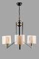 Lustra, Stala, 846STL2921, Metal, Negru/Cupru