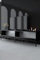 Comoda TV, Bexley, Lord, 180x47x30 cm, PAL, Negru