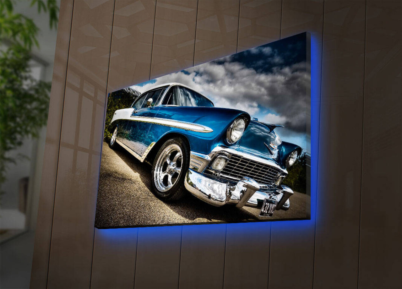Tablou decorativ cu lumina LED, 4570DACT-46, Dimensiune: 45 x 70 cm, Multicolor - view 3