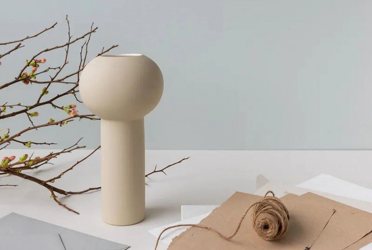 Vaza, CY0218, Ceramica, Crem