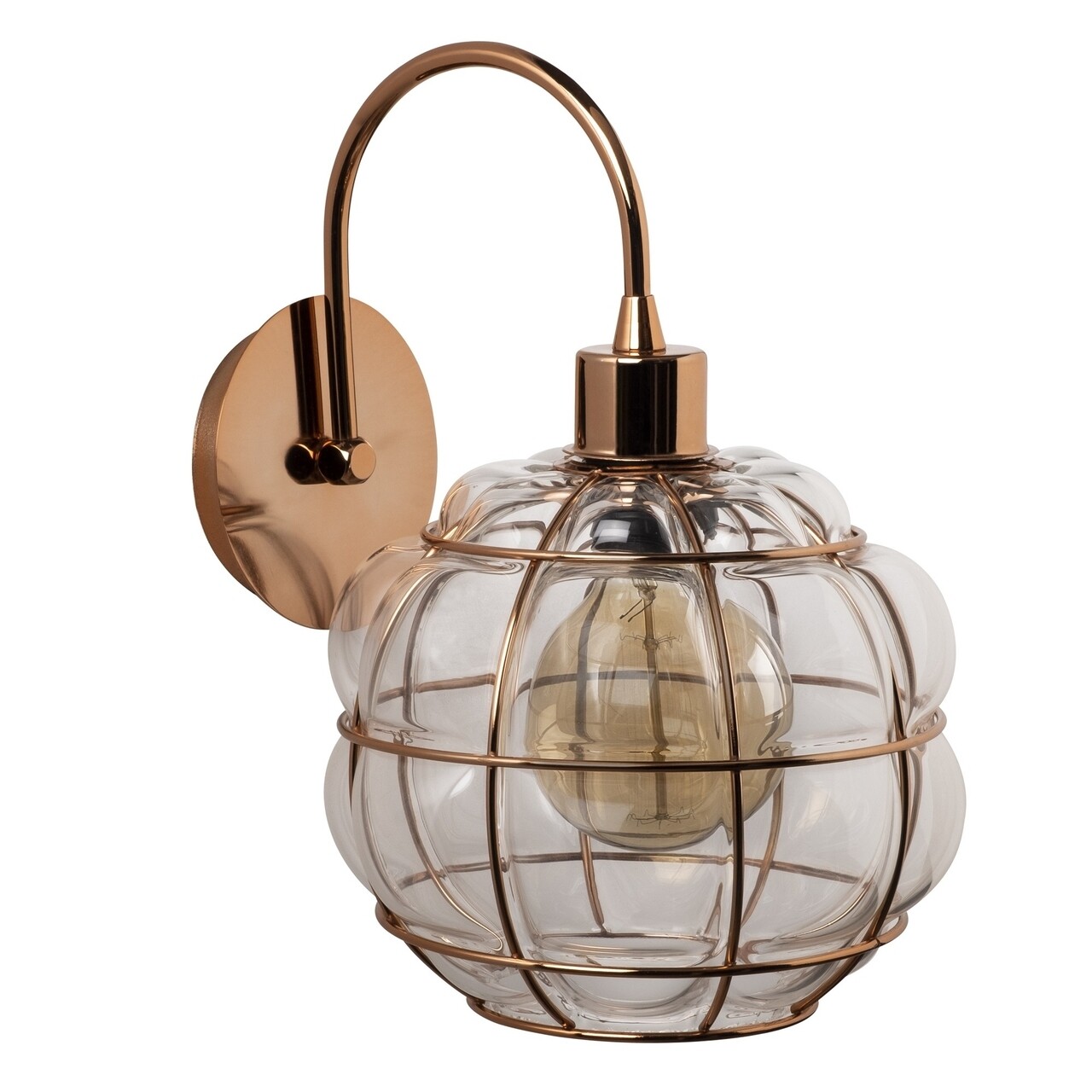 Lampa De Perete, Sheen, Safderun - 401-A, E27, 100 W, Metal/sticla