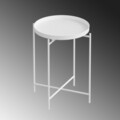 Masuta de cafea, Cerritos, Shb-007-B, 46x56x46 cm, Metal, Alb
