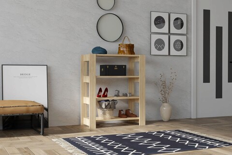 Pantofar, Puqa Design, Duplo, 69.8x90x33.6 cm, PAL, Maro mezoni.ro