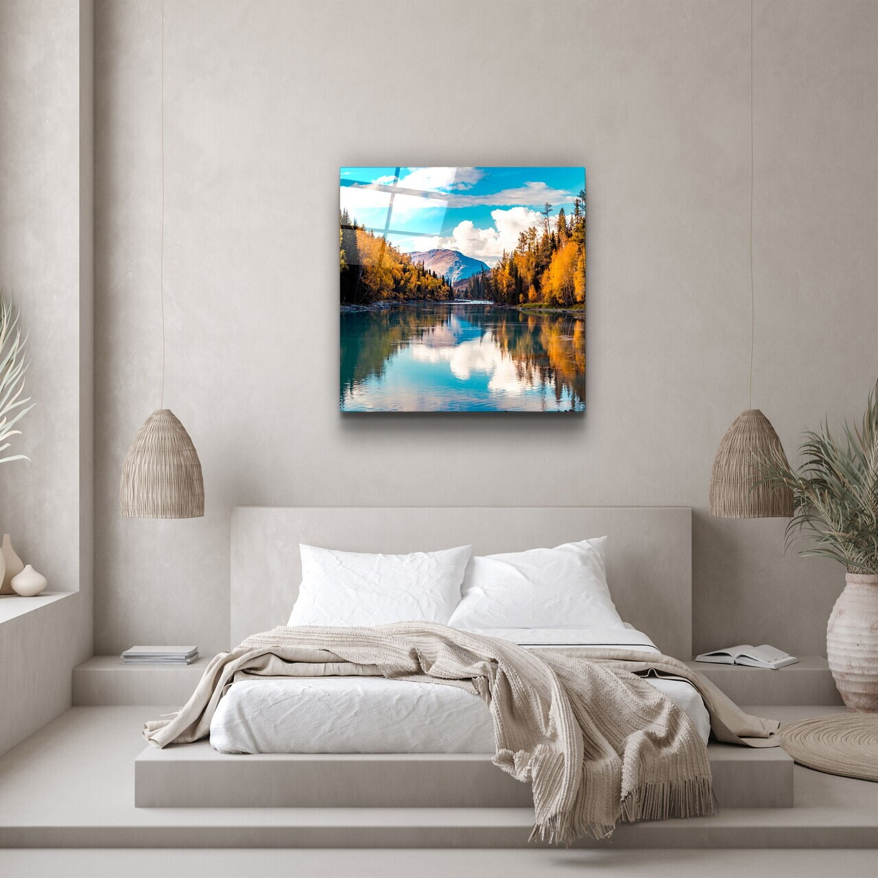 Tablou decorativ, Kgls_1128, Dimensiune: 40 x 40, Multicolor — imaginea 2