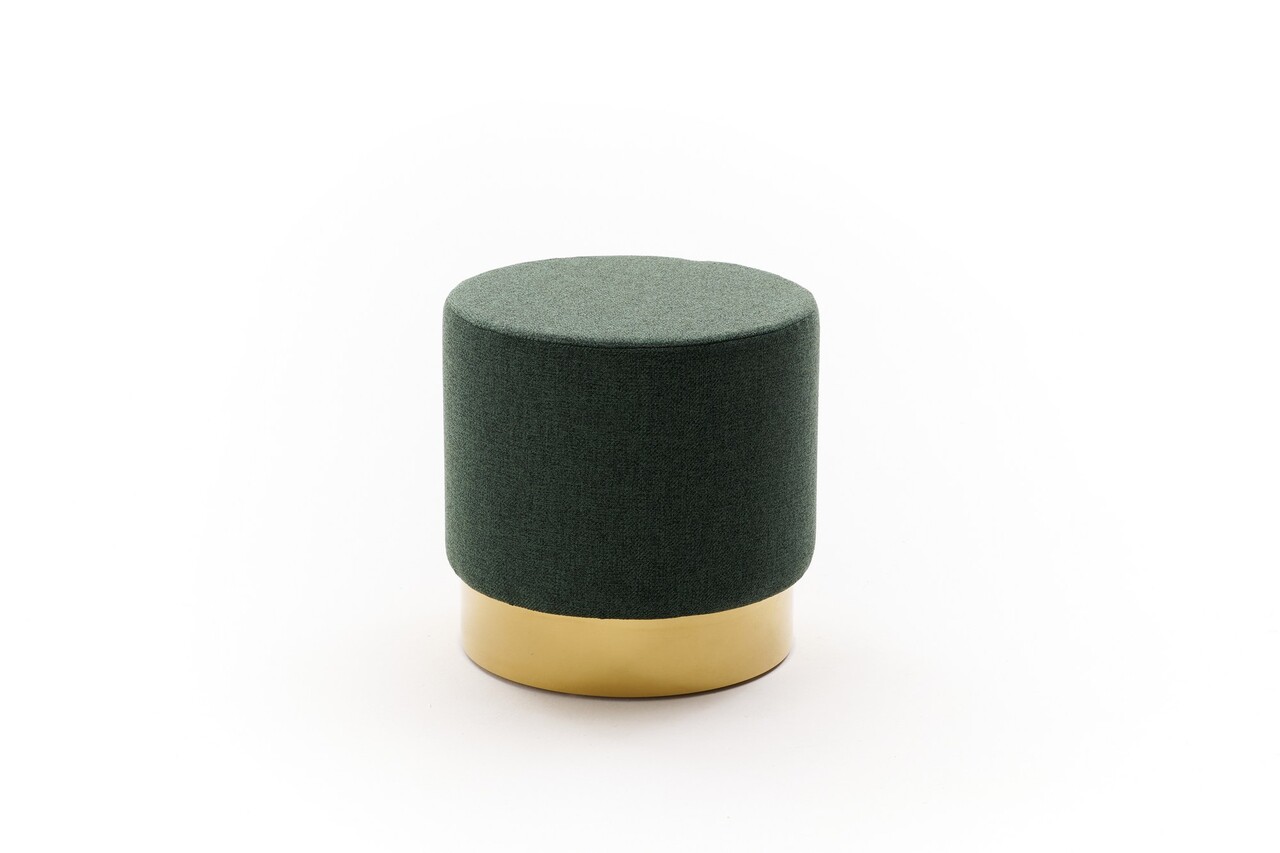 Taburet, Atelier del Sofa, 825BLC5121, Lemn, Verde - view 3