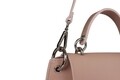Geanta Beverly Hills Polo Club, 121, piele naturala, roz pudrat