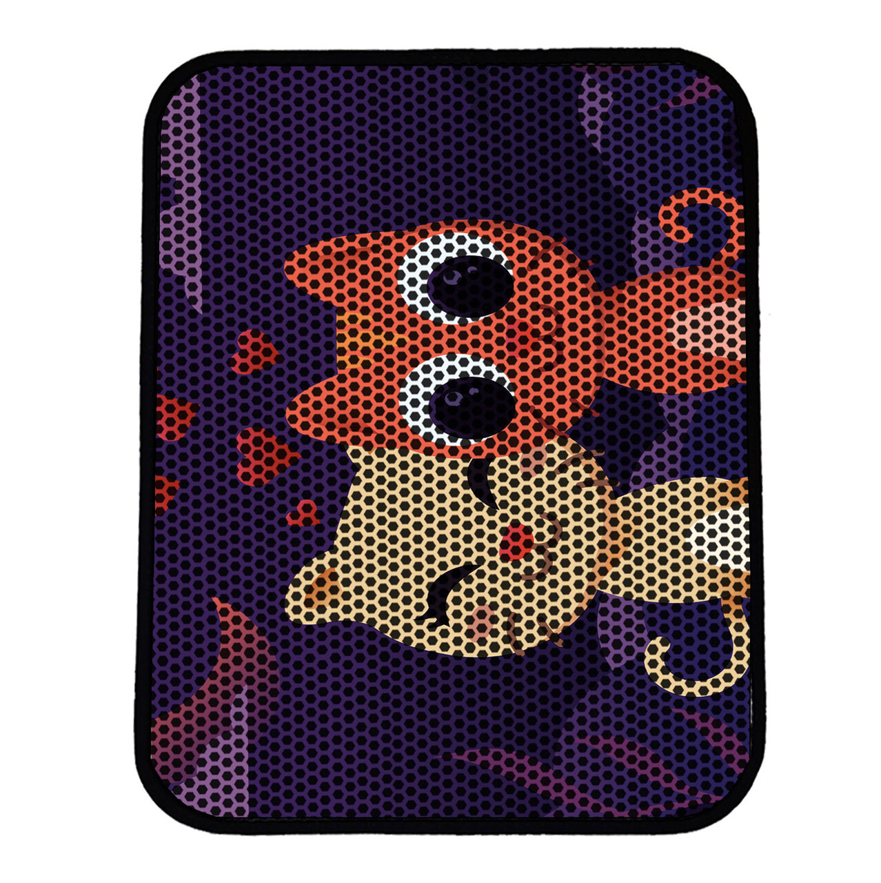 Covoras litiera pentru colectarea granulelor de nisip, Paws &amp; Whiskers, Nrszn0095, 50% PVC/50% poliester, Multicolor - view 2