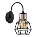 Aplica de perete, Alby, 525NOR3180, Metal, Negru/Bronz