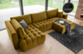 Coltar extensibil dreapta 6 locuri ELTAP, RT-45LO, Bonito, 350x175x92 cm, lemn/poliester, mustar