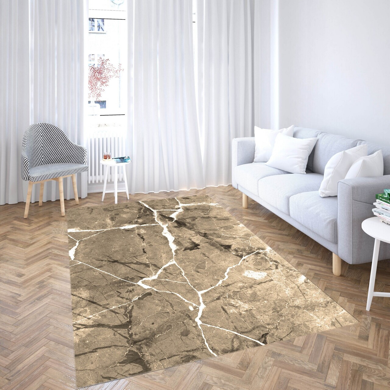 Covor CG_216 120x180 cm Poliester Multicolor
