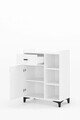 Dulap multifunctional, Hanah Home, Pidas, 80x102x40 cm, Alb