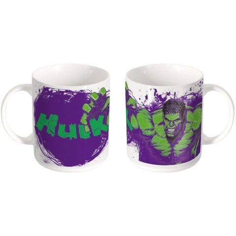 Cana Avengers Hulk, Marvel, 460 ml, portelan, mov/verde