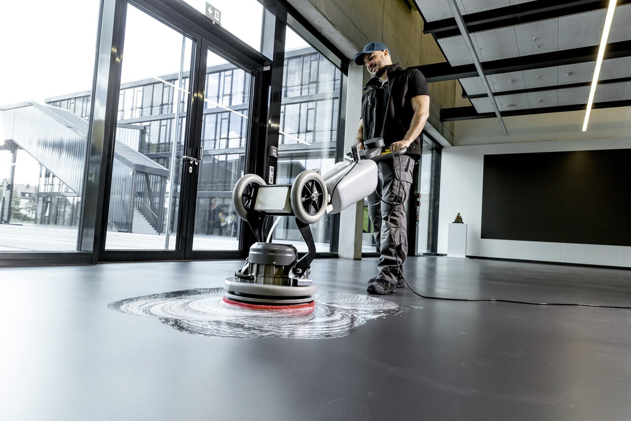 Masina monodisc BDS 43/ Orbital C, Karcher, gri — imaginea 3