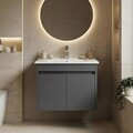Dulap de baie cu chiuvetă, Hanah Home, Side 65 v2, Antracit mat