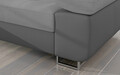 Coltar extensibil stanga 4 locuri ELTAP, Armd-54, Armando, 289x203x85 cm, lemn/poliester, gri deschis/gri