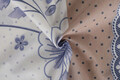 Lenjerie de pat pentru o persoana (FR), Sudenaz - Blue, Pearl Home, Bumbac Ranforce