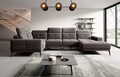 Coltar stanga 6 locuri ELTAP, LT-07SAV, Neviro, 350x201x77 cm, lemn/poliester, gri
