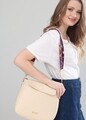 Geanta Beverly Hills Polo Club, 777, piele ecologica, crem