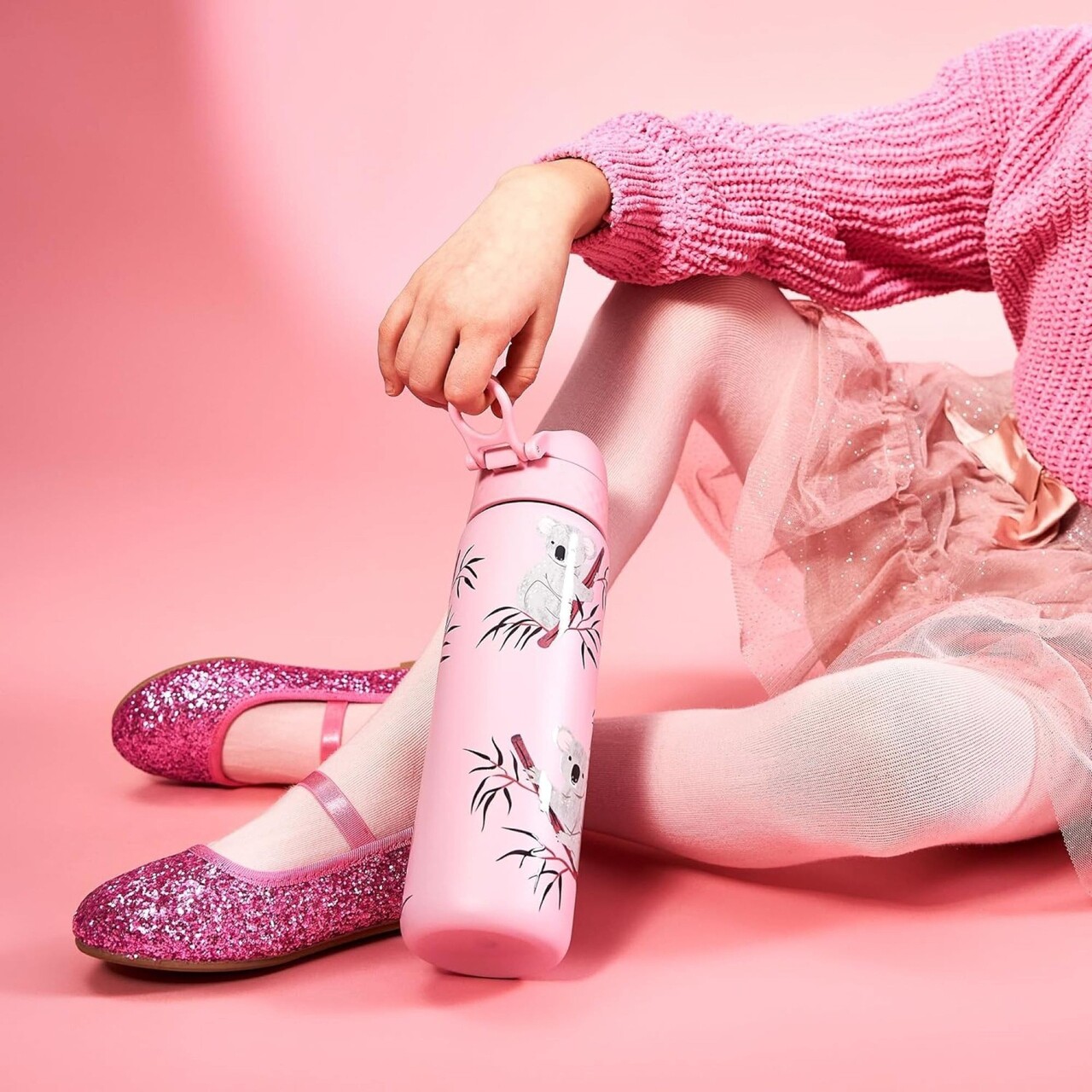 Sticla apa Slim, inox, 500ml, Koala - Ion8 - imagine 6