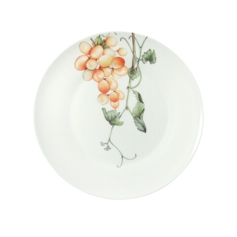 Set 6 farfurii intinse, Wald, Fine Fruit, 22 cm Ø, portelan, multicolor
