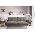 Canapea extensibila 3 locuri ELTAP, SO-BEL-04LO, Bellis, 220x90x83 cm, lemn/poliester, gri