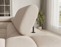 Coltar extensibil stanga 3 locuri ELTAP, LT-18CAL, Fectory, 346x205x93 cm, lemn/poliester, bej deschis
