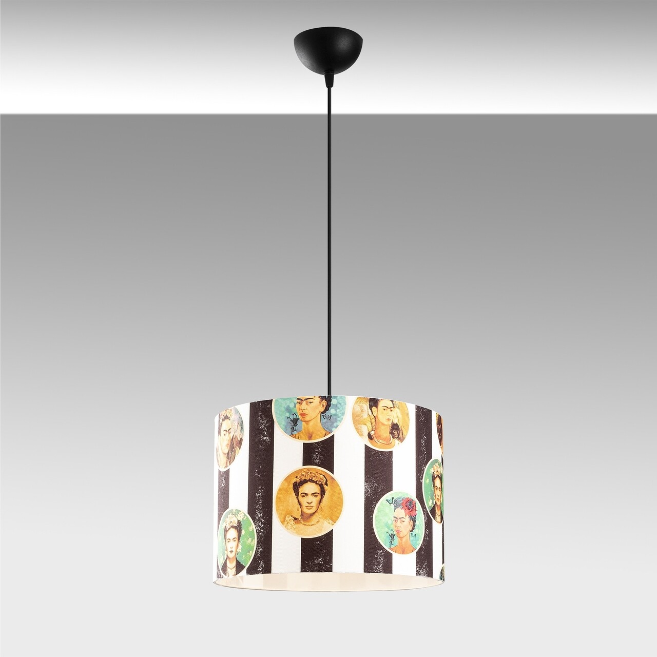 Lustra Opviq, Abajur - 6423, 28x40x124 cm, E27, 100 W, multicolor - 2 | YEO