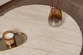 Masuta de cafea, Nordure, Moira, 90x41 cm, PAL, Travertin