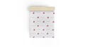 Cearceaf de pat cu elastic, 130x200 cm, 100% bumbac ranforce, Beverly Hills Polo Club, BHPC 004, rosu