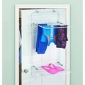 Uscator de haine suspendabil Brezio, iDesign, fixare pe usa, 51x47.5x120.5 cm, otel